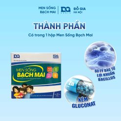 thành phần Men sống Bạch Mai