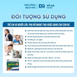 Đối tượng sử dụng Men sống Bạch Mai