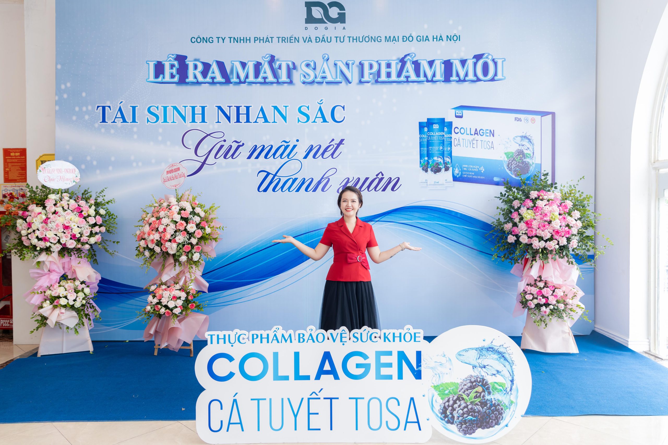 Hình ảnh sản phẩm Collagen Cá Tuyết Tosa chính thức công bố ra mắt