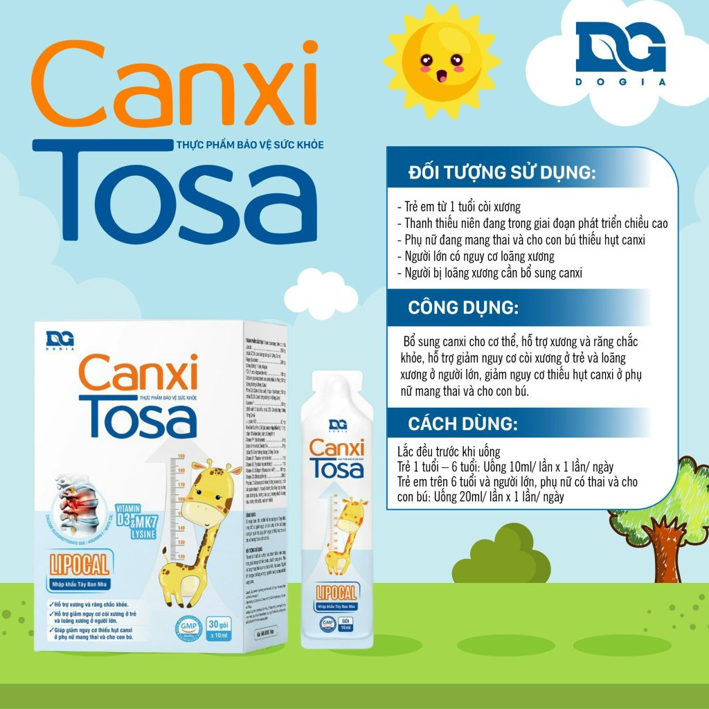 Công Dụng Của Canxi Sinh Học Tosa