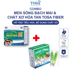 Bộ Đôi Men Sống Bạch Mai + Tosa Fiber