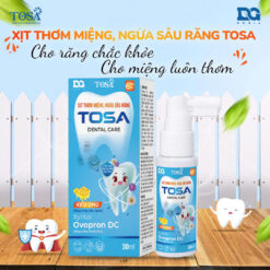 Xịt Thơm Miệng, Ngừa Sâu Răng Tosa